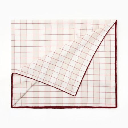 Bright Cage tablecloth 39x220 cm, 100% HL, mobbled 186 g/m2