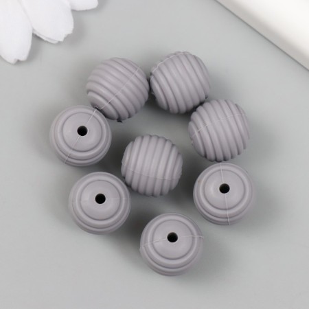Busina Silicon "Round with a beam" Light gray d = 1.5 cm-1