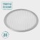 Pizza baking uniform, d = 20 cm, silver color