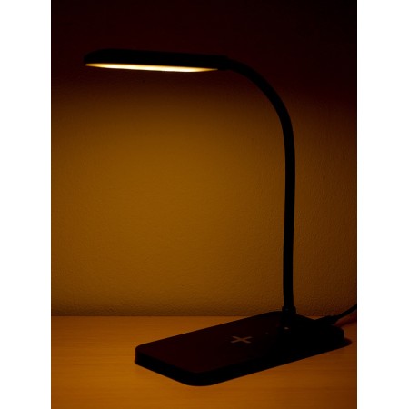 Table lamp with wireless charging, GMV-0265, 15 watts, black-3