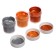 Acrylic paint, set of 3 colors x 20 ml, "ray", metallic