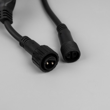 Girlyand "Clip-Light" 5 threads of 20 m, IP44, UMS, dark thread, 665 LED, white glow, 24 V-4
