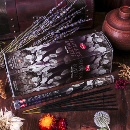 Incense "hem" 8 sticks coal silver rain