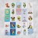 Set of stickers "Rainbow stickers", 6 x 7 cm, 50 pcs
