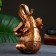 Pigger "Elephant with Money" Bronze, 14x14x24cm