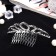 Hair diadem "Medea" harmony, 10 × 4 cm, silver