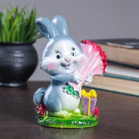 Piggy bank "Roose bouquet" 9x11x17cm-4