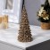 LED figure “Golden Christmas tree” 6 × 17 × 6 cm, plastic, LR44 batteries, glow warm white