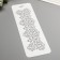 Plastic stencil "Border 5" 10x32 cm