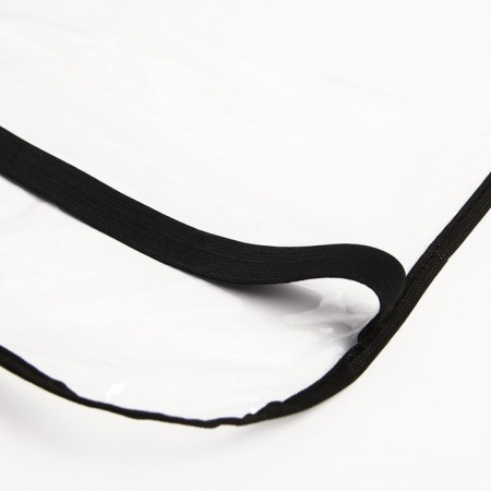 Protective cape on the back of the car seat, 605x390 mm, PVC-3