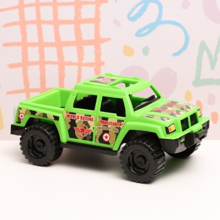 Plastic jeep machine 25 x 14 x 11 cm, mix-3