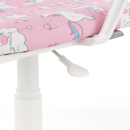 Armchair children's bureaucrat Burokids 1 W-Unicorn pink, white plastic-6