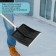 Snow cleaning shovel, plastic bucket 410 × 440 mm, galvanized bar, wooden pound, "blizzard"