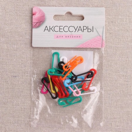 Set of pins, 2.3 cm, 20 pcs, colorful color-1