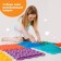 Modular massage rug orthodon "Island", hard, color mix