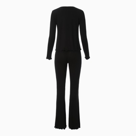 Kit (jumper, trousers) female minku, color Black Rr. 42-5