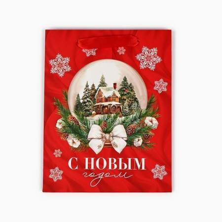 Laminated horizontal package "New Year's ball", MS 18 x 23 x 10 cm, New Year-4