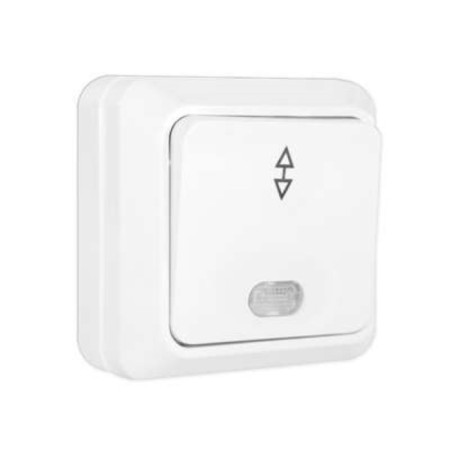 The passage switch Universal O0125 Olympus, 1 key, OP, 10A, IP20, white color