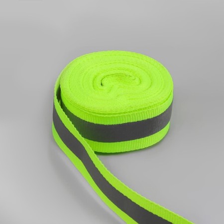 Reflective tape-strip, 20 mm, 5 ± 1 m, light green color-1