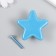 Pen for the casket ceramics, metal "Star" Blue 4.9x4.9x2.2 cm