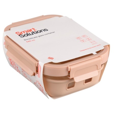 Container for baking, storage and carrying of products in the Smart Solutions cover, beige color, 640 ml-15