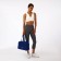 Sports bag, textura, small size, blue color