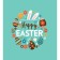 A set of napkins for setting the “Easter eggs” table, rectangular, size 32x46 cm, 4 pcs