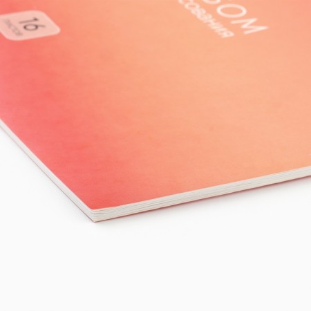 Album for drawing A4, 16 sheets on the paper clip "September 1: gradient"-1
