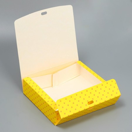 Gift folding box, packaging, “Happy Birthday”, 20 x 18 x 5 cm, without tape-3