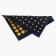 Iplikator-river, the basis of Spanbond, 70 modules, 32 × 26 cm, dark blue/yellow color
