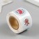 New Year Sticker Paper "Fox" d = 2.5 cm 252 pcs in the roll