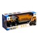 Metal “dump truck”, inertia, with plastic elements, yellow color elements