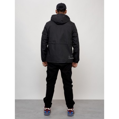 Sports male jacket, size 56, black color-10