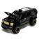 Metal jeep, 1:24, Doors, hood, trunk, inertia, black color open