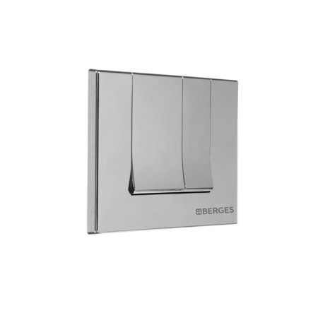 BERGES NOVUM S3 control button for hidden installation systems, gloss/chromium-1