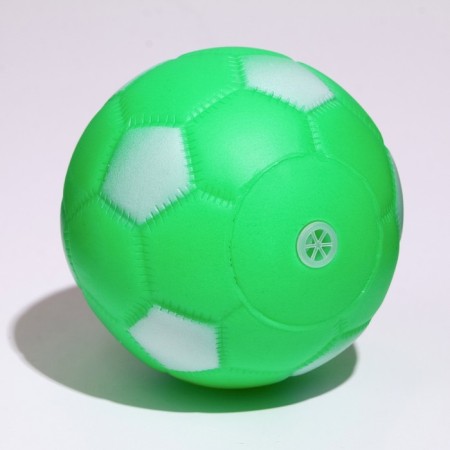 Brying toy "Ball Football" for dogs, 6.2 cm, green-1
