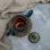 Rishtan ceramics "Samarkand", 1 l, multi -colored mix
