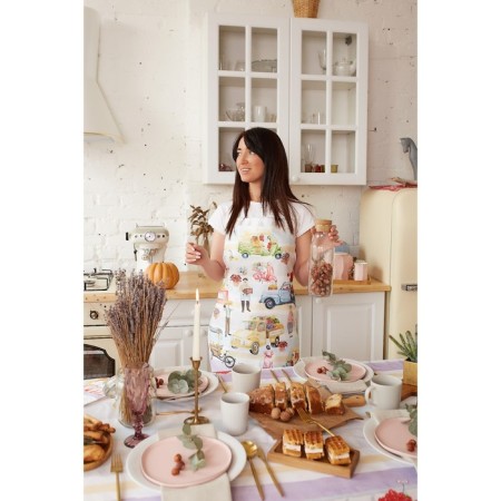 Apron Ethel Food Market 70x60 cm, 100% cotton, sarzha 190 g/m2-2