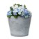 Kashpo for flowers and plants, 12l light gray 31x31x24.5cm