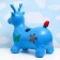 Toy - Children's "Deer" rubber inflatable, 50x27cm, blue