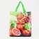 Household bag without fastening, green color/multi -colored
