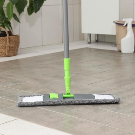 Swabbrais for washing the floor is a flat share, a microfiber nozzle 42 × 12 cm, telescopic handle 73-124 cm
