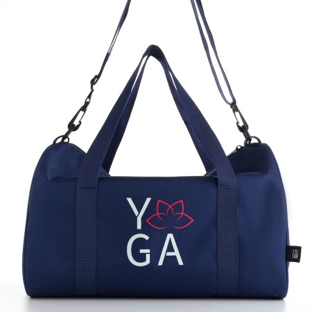 Female sports bag, textura, small size, blue color-5