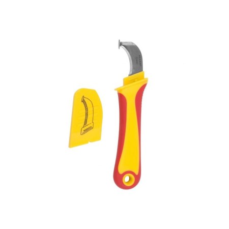 Rexant 12-4935 installer knife, stainless steel, with a "heel"