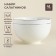 SALATE SL Home "Cascon", 1.4 l, d = 18 cm, set 2 pcs, bone porcelain, white