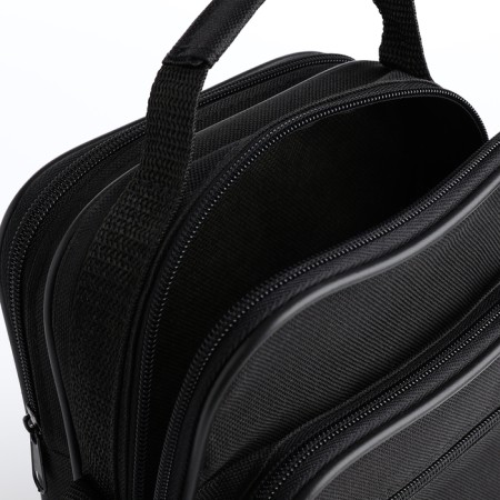 Male bag, "saxi", black color-4