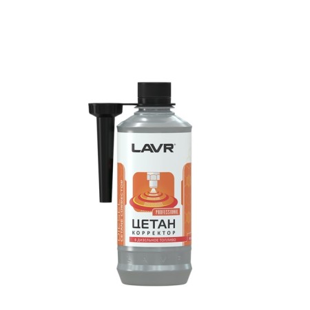 Lavr additive Cetan corrector in diesel fuel (40-60 l) with a nozzle, 310 ml LN2112