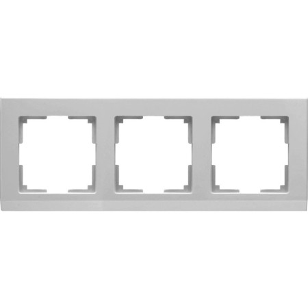 Frame for 3 posts WL04-FRAME-03, silver color