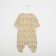 Combineson children, white color/bananas, height 80 cm