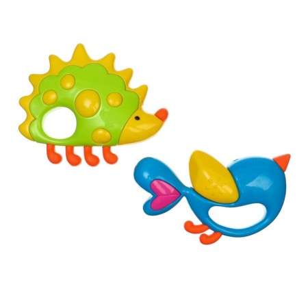 A set of rattles "Hedgehog and Bird", 2 pcs, crumb me-2